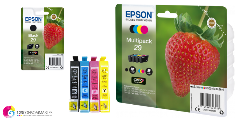 CARTOUCHES JET D'ENCRE POUR EPSON